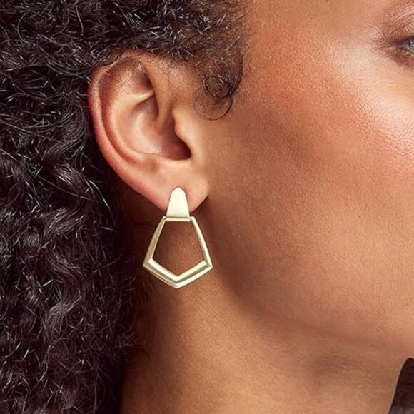 Kendra Scott Silver Paxton Earrings - Picture 2 of 6